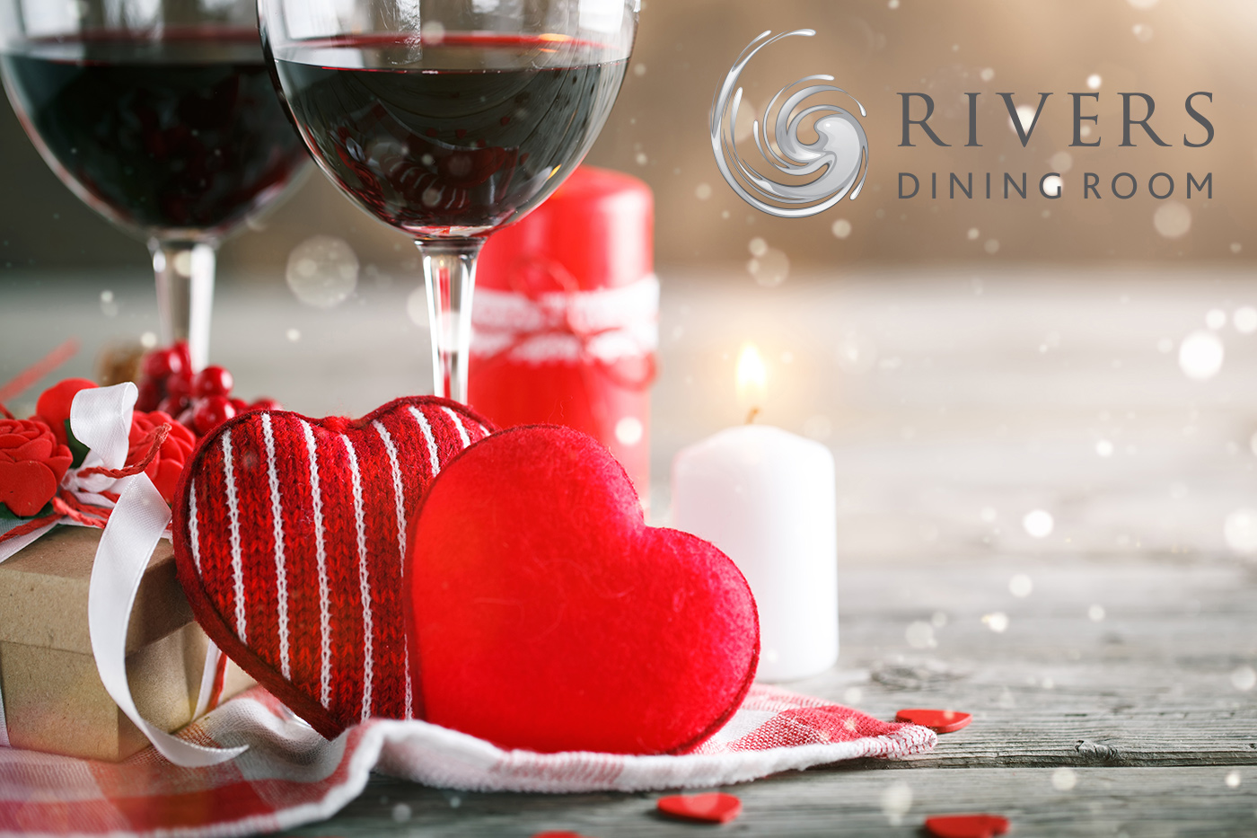 Spice up your romance with a Valentine's gourmet meal at Rivers Dining Room