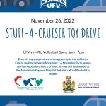 UFV Cascades Stuff-A-Cruiser Toy Drive