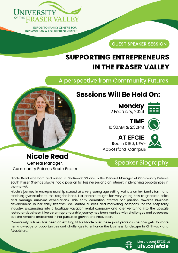 Supporting entrepreneurs in the Fraser Valley