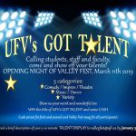 UFV's Got Talent - Casting Call