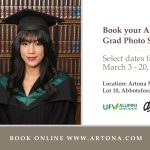 Artona Photography Graduate Photo Trailer on Campus