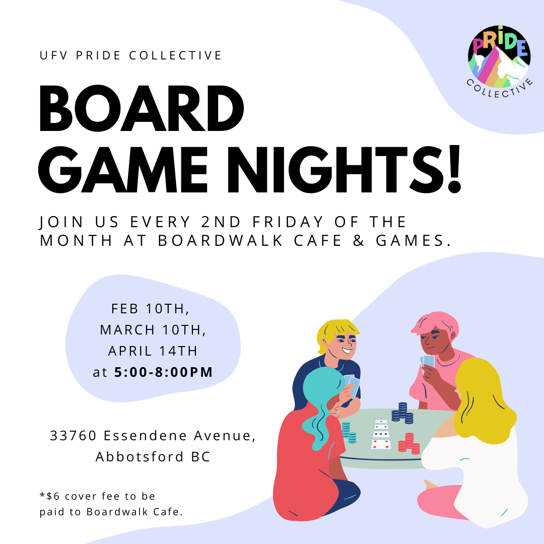 UFV Pride Collective Board Game Night