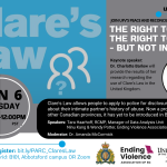 Clare's Law: The right to ask, the right to know - but not in BC?