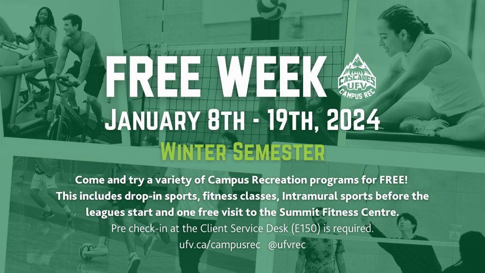 FREE WEEK at Campus Recreation