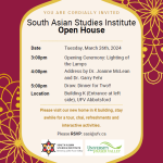 Open House at South Asian Studies Institute