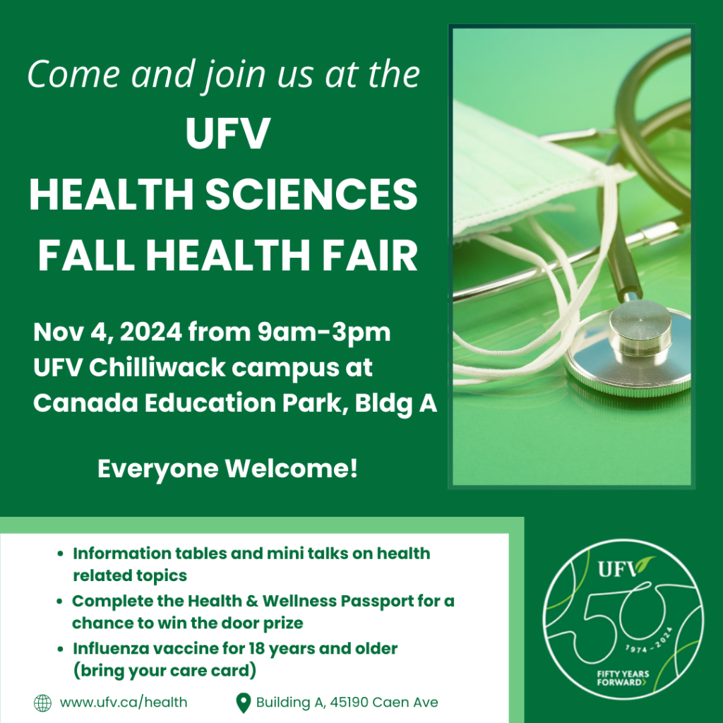 UFV Health Sciences Fall Health Fair › UFV Events